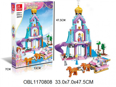 конструктор JIE STAR коронация в соборе 519 дет. для девочек;арт20410;127776;2к;18блок