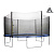 Батут DFC Trampoline Fitness 14 футов с сеткой (427см) 14FT-TR-E