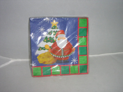 F 33см X 33см Салфетки  Дед Мороз 20шт