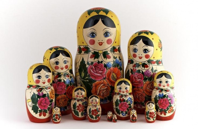 м