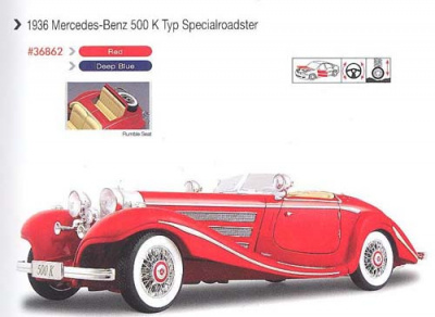 Мерседес Бенц 500К  1/18  арт. 36862