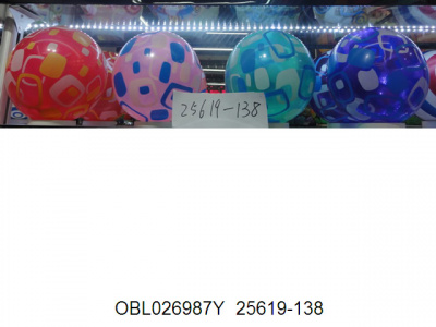 мяч пластизоль 23 см 4 цвета (упаковано по 20 шт);АРТ25619-138;132539;250К;1БЛОК
